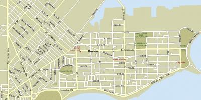Mapa de calle de Boston