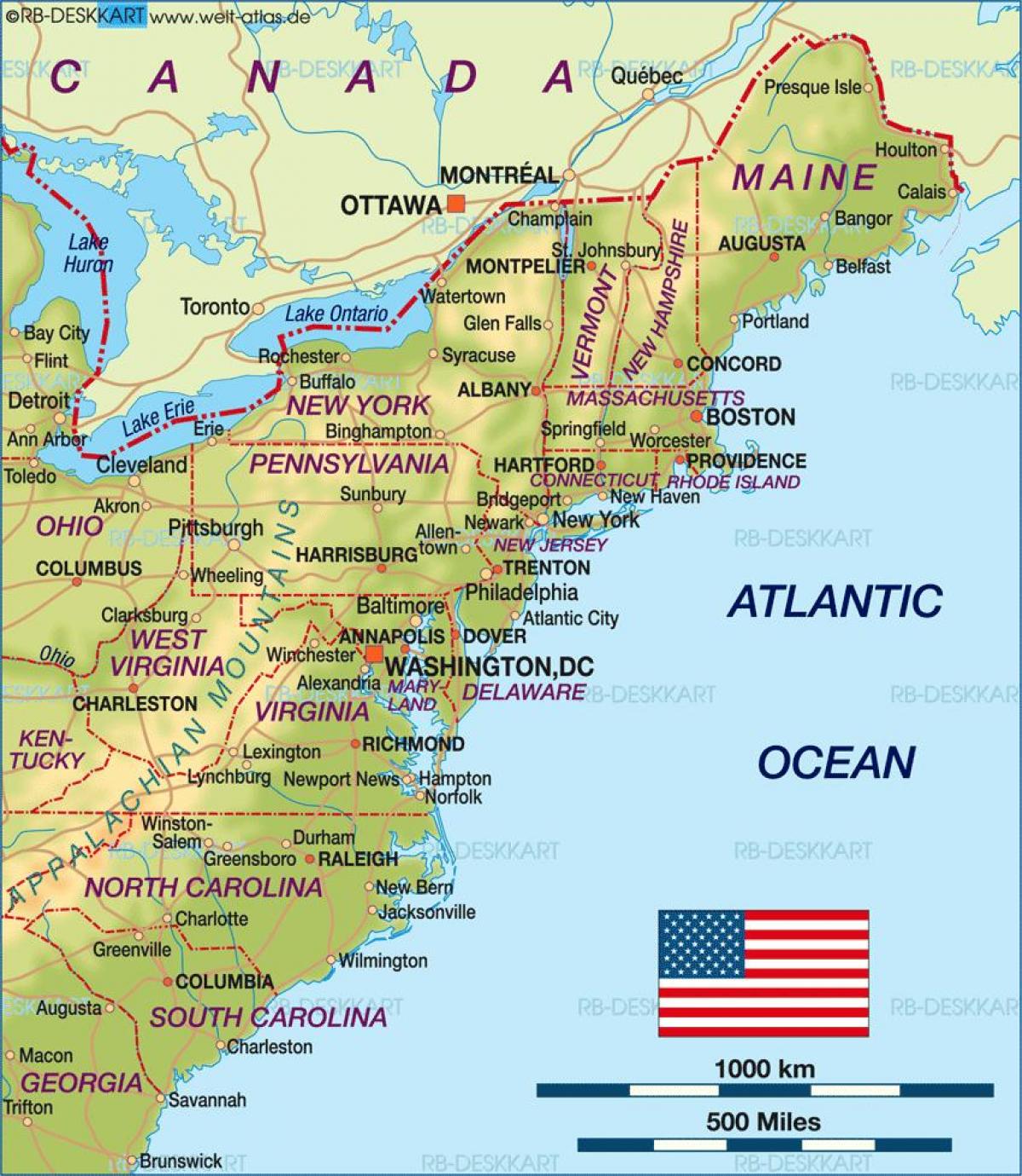 Boston sobre nosotros mapa
