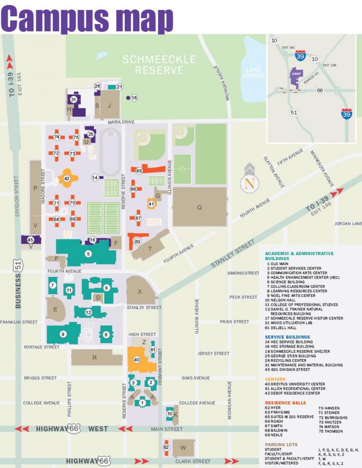 Escuela de medicina de Harvard mapa del campus